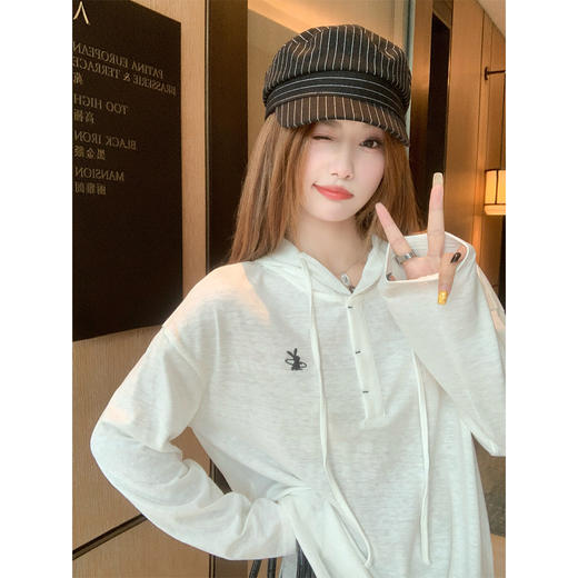 <曾小咸推荐>3.20现货秒杀 ！微信超特价！休闲连帽长袖T恤 日常159.99 立减90 秒杀69.99！！ 商品图2