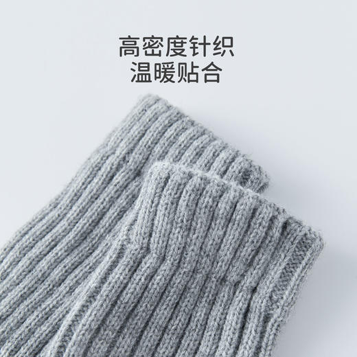 cicochild 2025年秋季新款女童高密针织堆堆袜套双层口抗皱弹力袜 商品图3