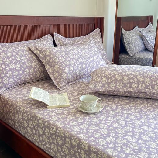 独家！【觅瑾素雅文艺 A类亚麻混纺床笠】“会呼吸”的天然面料！A类母婴级 9种花色可选 一抹即平翻身不移位 商品图6