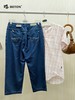 【第2件半价！尾货清仓不退换】波顿女士弹力七分牛仔裤LF552216 商品缩略图3