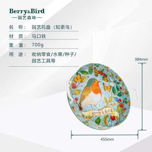 【云优选】Berry&Bird园艺托盘（知更鸟/向日葵） 商品图10