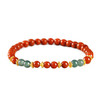 冰与火蓝冰翡翠南红新中式手串5mm 商品缩略图4