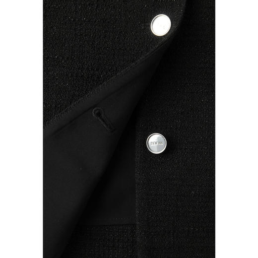 【商场同款】诗凡黎圆领蕾丝边连衣裙2025春新款长裙女3G3190011 商品图4