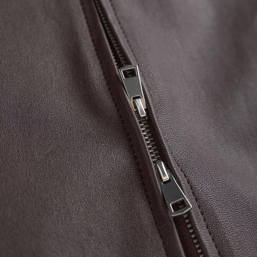 ROMI STUDIO“率性自我”土耳其进口羊皮弹力修身皮衣RWCRST3422 商品图3