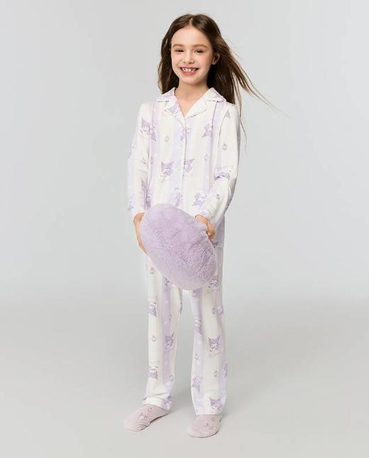 【春上新】8楼爱慕儿童Aimer Kids女孩奶皮酷洛米晚安开衫长袖家居AK141J442，吊牌价459元 商品图2