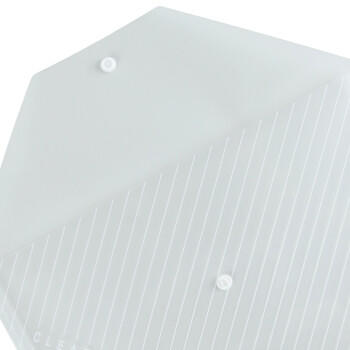 齐心（COMIX）12个装 EA30 A4按扣袋/文件袋/公文袋透明 办公文具 商品图5