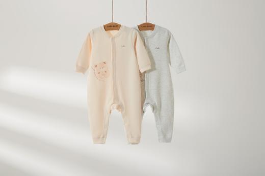 （特惠）金发拉比内衣i5-0抱抱熊内衣全开连体衣杏色/花灰LYEA10242678/LYEA10242690 商品图2