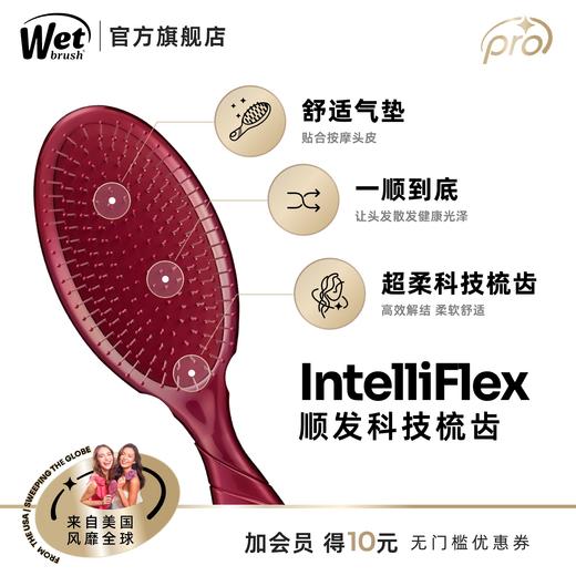 美国Wet Brush干湿两用柔韧速干梳Pro专业版-炫光系列 商品图3