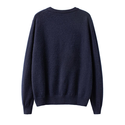 S·Y·C【E家蓝莓】100纯山羊绒圆领开衫外套毛衣女CYR240198 商品图4