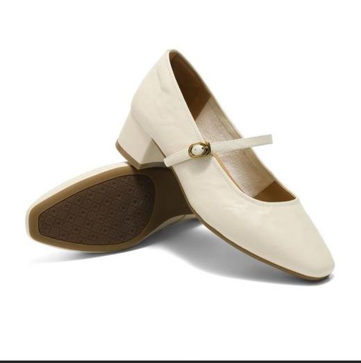 【云粉节】BF楼 森达玛丽珍鞋2025秋季新款粗跟浅口单鞋XLU01吊牌价859活动价399 商品图3