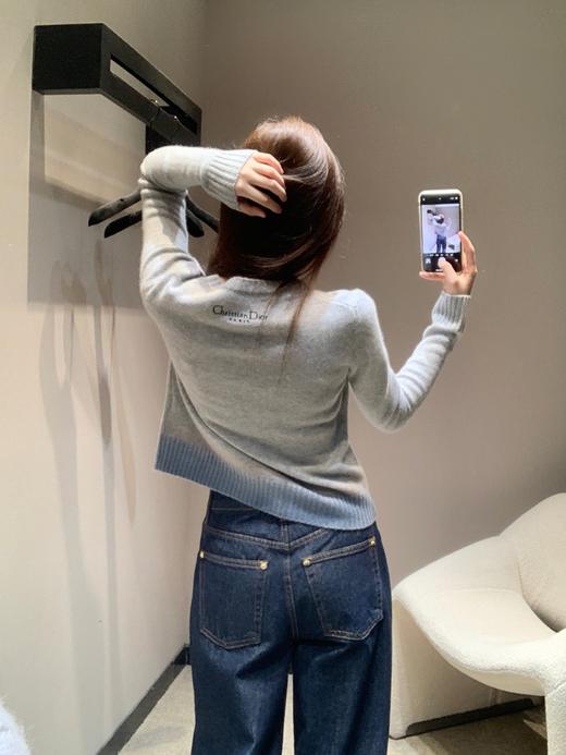 迪奥 25Fw早秋新款 刺绣羊绒针织毛衣（ZY*MM） 商品图2