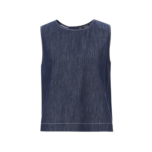 EITIE爱特爱复古高级感无袖小上衣C2513822 商品图5