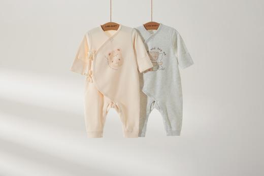 （特惠）金发拉比内衣i5-0抱抱熊内衣绑带连体衣杏色/花灰LYEA10233578/LYEA10233590 商品图3