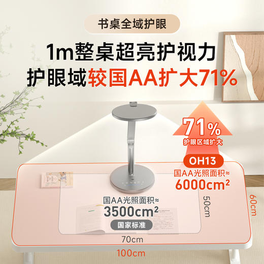 孩视宝护眼灯OH13 书桌全域学习灯新升级 商品图2