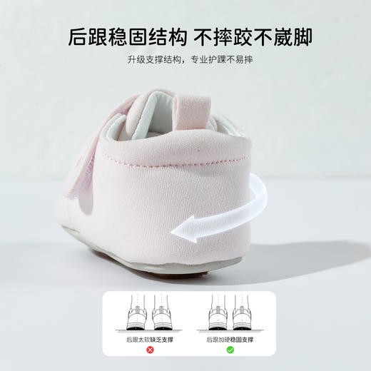 贝贝怡2025秋季新款男女童软底轻便学步鞋周岁宝宝柔抱鞋ZB3EX002 商品图9