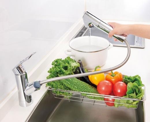 日本三荣SANEI带单孔喷雾混合厨房龙头K87580JV-13单净水【2024年度 販売終了】 商品图3