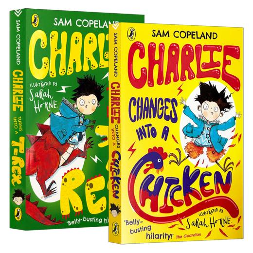查理变成鸡2册 英文原版书籍 Charlie Changes Into a Chicken 教会小朋友如何面对焦虑 少儿英语课外阅读 儿童桥梁章节书 商品图1