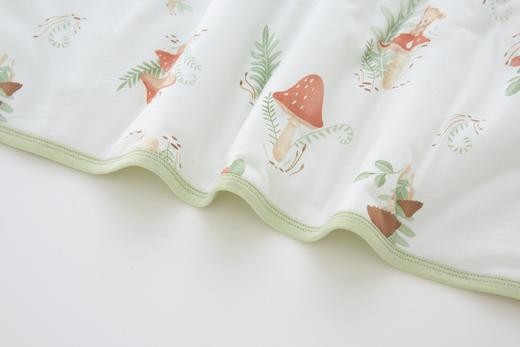 （特惠）金发拉比寝具i5-0蘑菇小熊四季被150*120灰绿LYEE10491441000 商品图7