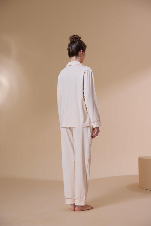 【7.5折限时特惠】【秀黛】女简约长袖套装女士棉秋季睡衣家居服S3551012T【门店同款】 商品图7