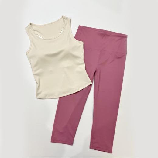 壁虎瑜伽【2506SY357+2409QK406】七分两件套（一体式胸垫）【5天发货】 商品图3