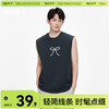 「棉的美学」夏季清爽纯棉坎肩背心印花款运动透气宽松无袖T恤 商品缩略图0