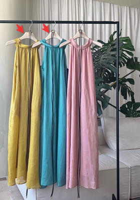 【门店同款】ENJOY夏季“后花园”疏影苎歌长裙 163793578