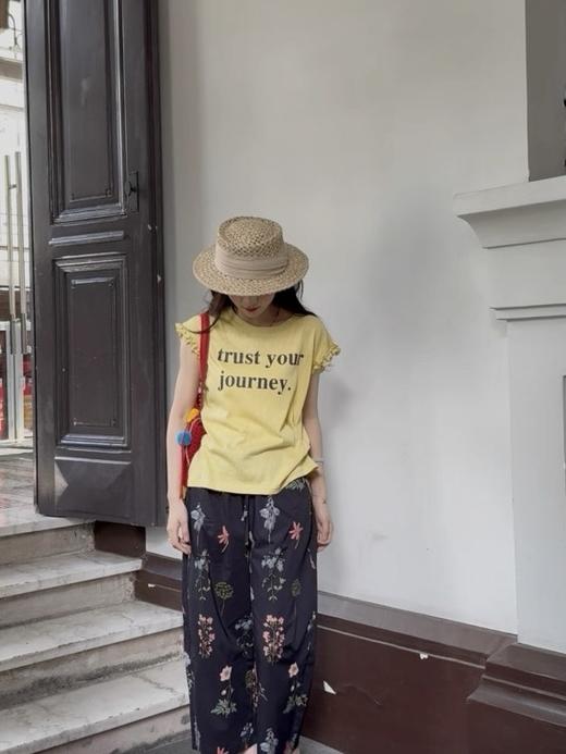 独特还花奶奶裤显瘦九分裤梨形身材救星来了 商品图4