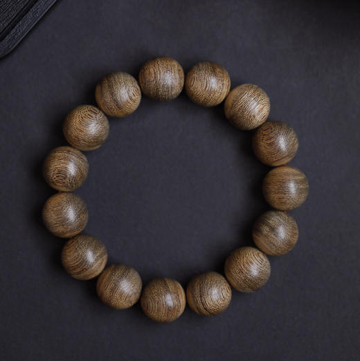 【青山特惠】14mm*15颗 野生老料文莱沉香手串 重20.8g c9007 商品图7