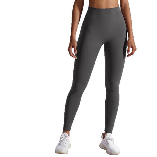 【147元任选3件】跃牌【蚂蚁运动】系列 高腰收腹瑜伽裤女后V腰褶皱蜜桃提臀健身裤WDB8022（活动产品，收货7天内支持退换） 商品图4