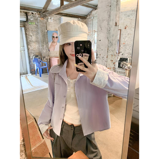 <曾小咸推荐>2.21现货秒杀 ！微信超特价！韩系蕾丝边V领长袖T恤 日常109.99 立减50 秒杀59.99！！西装裤 秒杀89.99！！ 商品图4