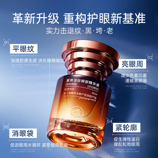 儒意紧致淡纹眼部精华液30ml  咖啡因眼部精华液紧致抗皱抗衰老淡化细纹黑眼圈眼袋眼霜|儒意官方商城 商品图3