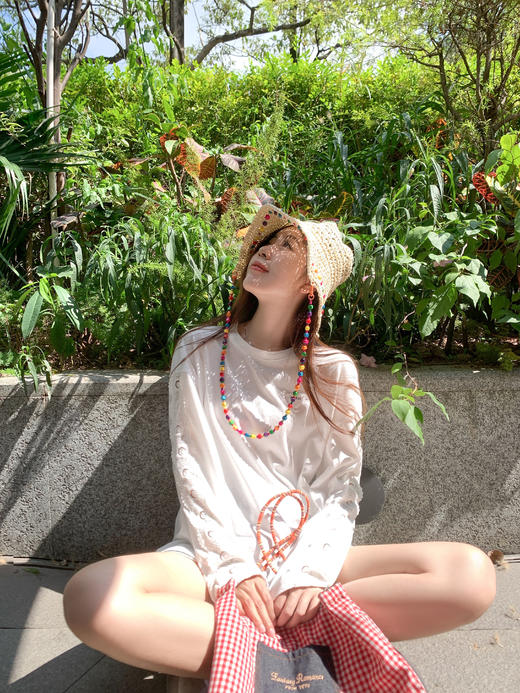 <曾小咸推荐>现货秒杀！卖完不补 ！微信打折价！韩版镂空花朵钩花长袖 日常119.99 立减50 秒杀69.99！ 商品图5