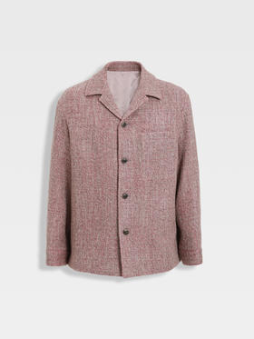 callisto丁香粉马海毛织艺系列外套