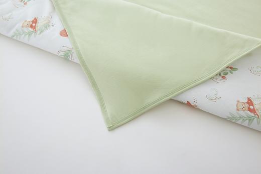 （特惠）金发拉比寝具i5-0蘑菇小熊四季被150*120灰绿LYEE10491441000 商品图4