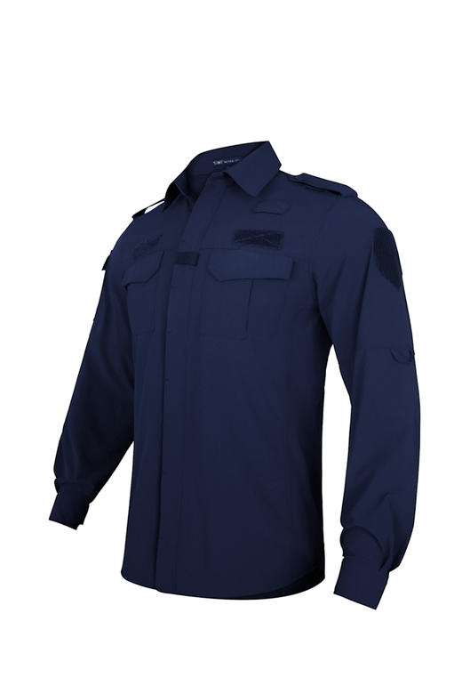 夏季速干作训长袖上衣-四面弹-宝蓝 商品图0