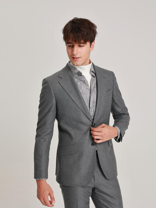 callisto海豚灰绵羊毛西服 商品图3