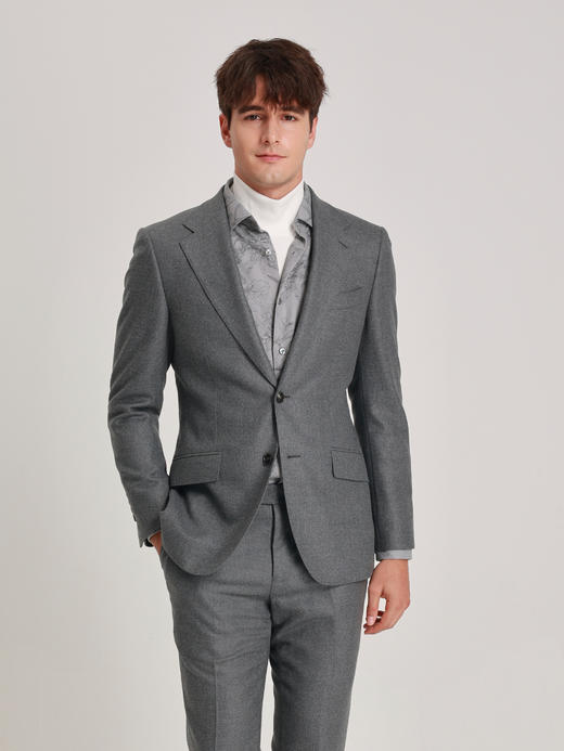 callisto海豚灰绵羊毛西服 商品图2