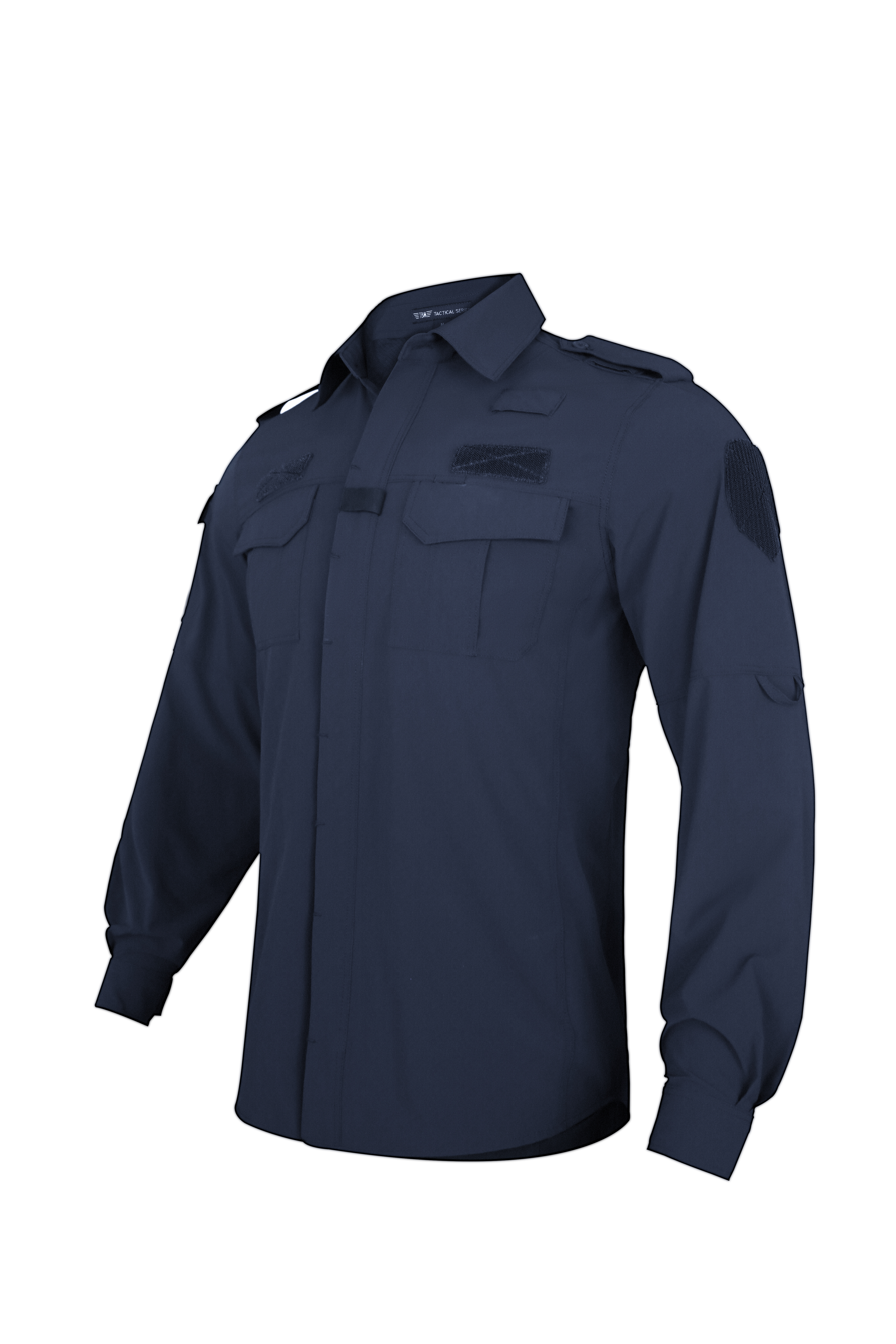 夏季速干作训上衣-长袖-四面弹-藏蓝