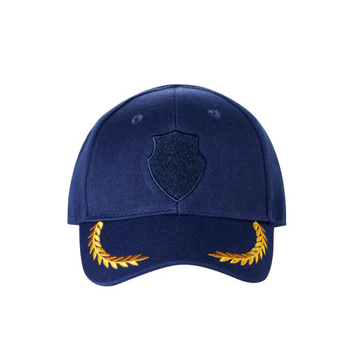 蓝色战训帽-麦穗刺绣 商品图0