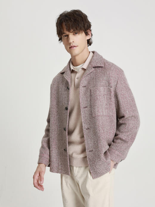 callisto丁香粉马海毛织艺系列外套 商品图2