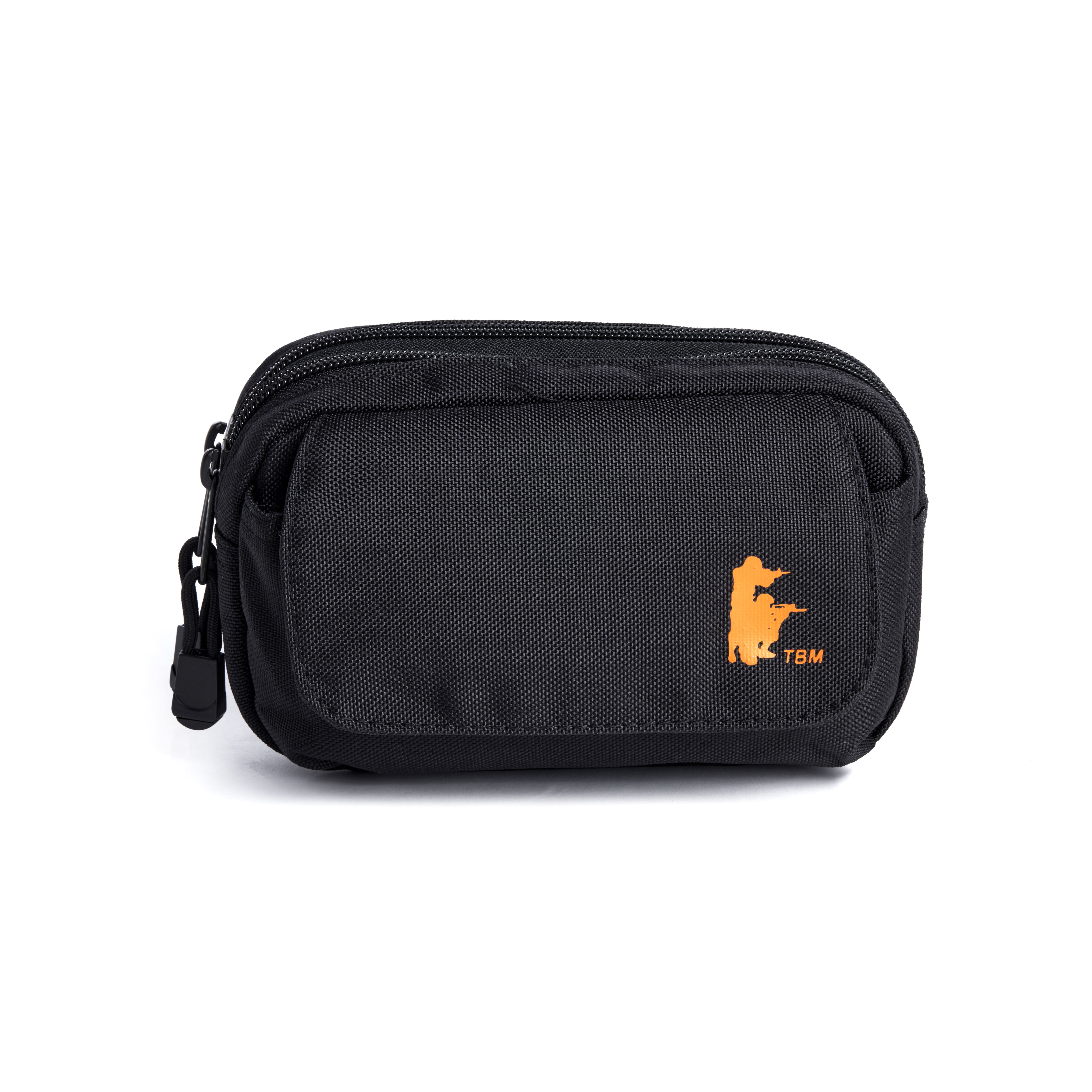 TBM-多功能腰包-三层隔袋 -随身携带-方便收纳-黑色