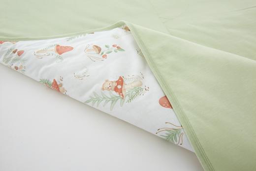 （特惠）金发拉比寝具i5-0蘑菇小熊四季被150*120灰绿LYEE10491441000 商品图5