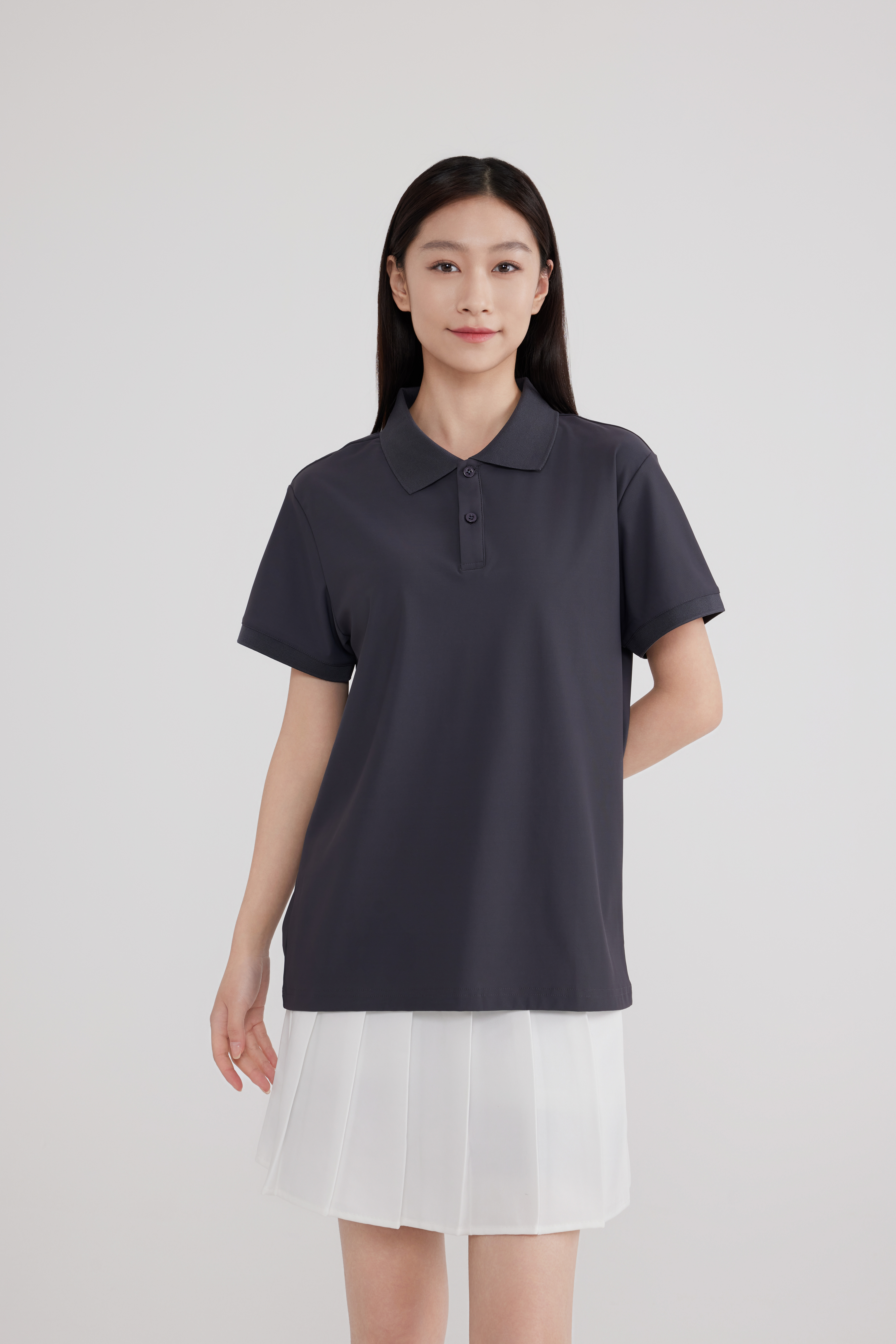 110566短袖POLO衫，90棉纶，10氨纶