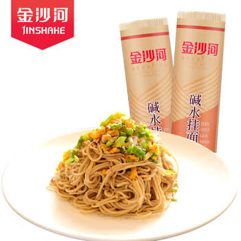 金沙河面条 挂面 0钠无盐清水挂面 早餐面 宽面条 速食面 1000g*1袋 /粮油调味 /挂面 /传统挂面 商品图4