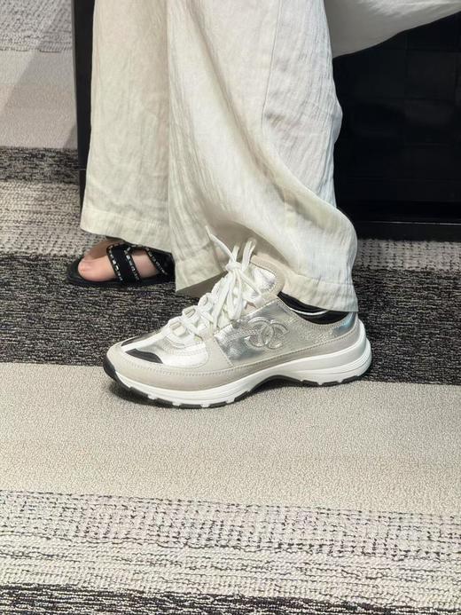 香奈儿 25A爆款 休闲运动鞋 公主银（ZX*DBG） 商品图5
