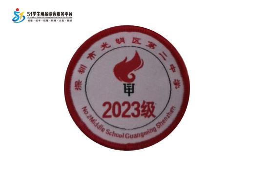 通版深圳市光明区第二中学校级织唛校徽服姓名贴章可缝烫现货发51 商品图2
