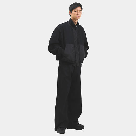 meanswhile Memory Twill×Dnim G-8 牛仔拼接军事风立领夹克外套 商品图1