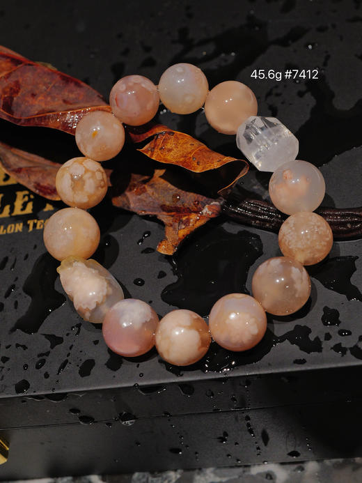 马达加斯加·宝藏治愈系樱花玛瑙手串合集(现货) 商品图7