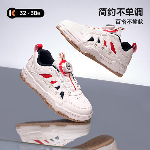 卡特兔童鞋儿童板鞋男童2025秋季滑板鞋防滑耐磨透气女童跑步鞋 商品图2