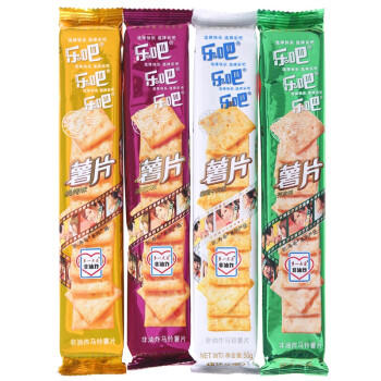 乐吧非油炸薯片热门商品休闲零食混合口味装 200g（ 50g*4包） /休闲食品 /膨化食品 /薯片 商品图2